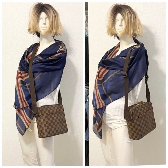 LOUIS VUITTON Damier Olav PM Crossbody Bag 💼 MI0055 - Picture 4 of 17